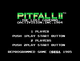 Play <b>Pitfall II - Lost Caverns, The</b> Online